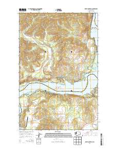 Miller Mountain 2014 topographic map thumbnail