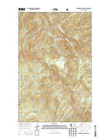 Monumental Mountain 2014 topographic map thumbnail