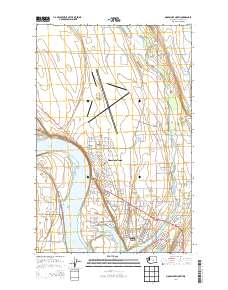 Moses Lake North 2014 topographic map thumbnail