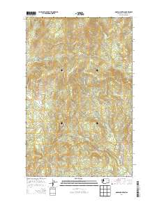 Moses Mountain 2014 topographic map thumbnail