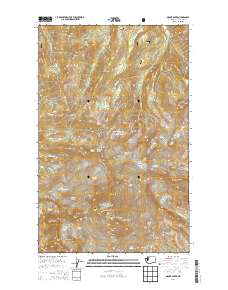 Mount Baker 2014 topographic map thumbnail
