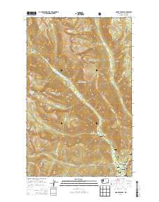 Mount Barney 2014 topographic map thumbnail