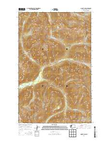 Mount Blum 2014 topographic map thumbnail