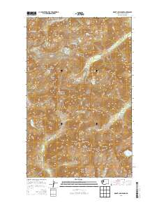 Mount Challenger 2014 topographic map thumbnail