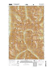 Mount Lago 2014 topographic map thumbnail