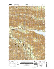 Mount Muller 2014 topographic map thumbnail