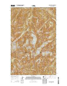 Mount Olympus 2014 topographic map thumbnail
