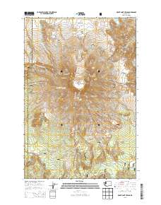 Mount Saint Helens 2013 topographic map thumbnail