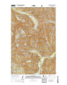 Mount Shuksan 2014 topographic map thumbnail