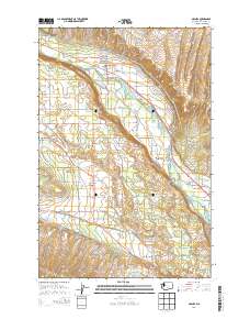 Naches 2013 topographic map thumbnail