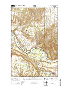 Nine Mile Falls 2014 topographic map thumbnail