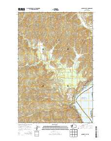 Ninemile Flat 2014 topographic map thumbnail