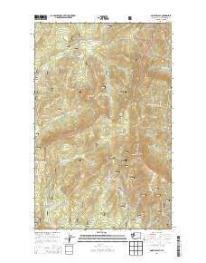 North Baldy 2014 topographic map thumbnail