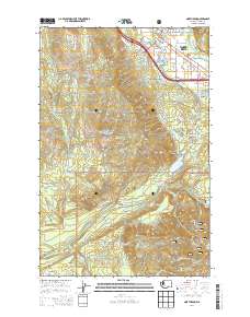 North Bend 2014 topographic map thumbnail