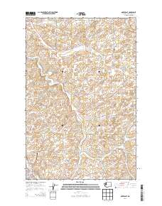 Oakesdale 2014 topographic map thumbnail