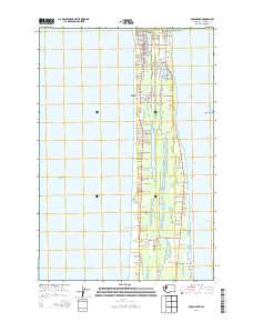 Ocean Park 2014 topographic map thumbnail