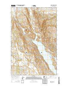 Omak Lake 2014 topographic map thumbnail