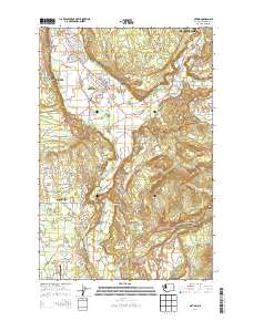 Orting 2014 topographic map thumbnail