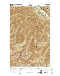 Oval Peak 2014 topographic map thumbnail