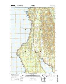 Ozette 2014 topographic map thumbnail