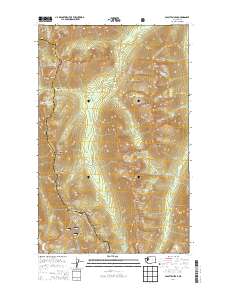 Pasayten Peak 2014 topographic map thumbnail