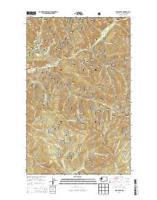 Pass Creek 2014 topographic map thumbnail
