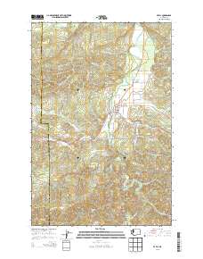 Pe Ell 2013 topographic map thumbnail