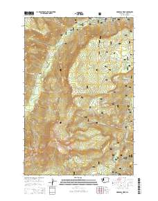 Pinegrass Ridge 2014 topographic map thumbnail