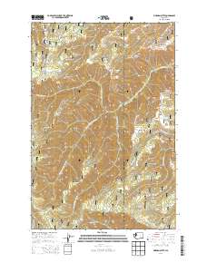 Pinkham Butte 2014 topographic map thumbnail