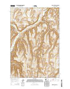 Poisel Butte NW 2014 topographic map thumbnail