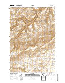 Poisel Butte SE 2013 topographic map thumbnail