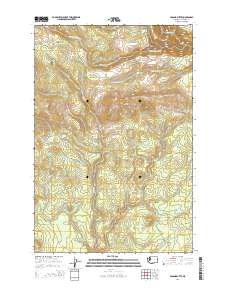 Poland Butte 2014 topographic map thumbnail