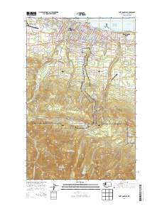 Port Angeles 2014 topographic map thumbnail