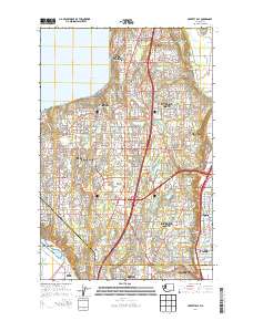 Poverty Bay 2014 topographic map thumbnail