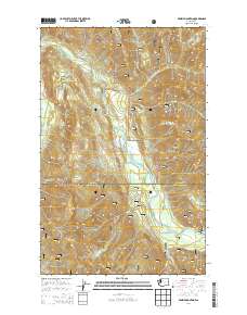 Prairie Mountain 2014 topographic map thumbnail
