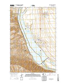 Priest Rapids 2014 topographic map thumbnail