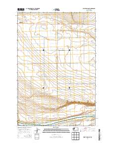 Priest Rapids NE 2014 topographic map thumbnail