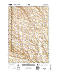 Prosser SE 2013 topographic map thumbnail