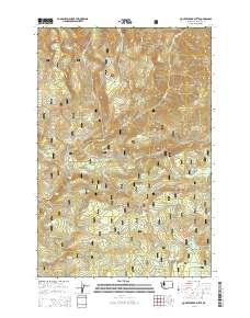 Quartz Creek Butte 2014 topographic map thumbnail