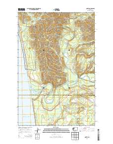 Queets 2014 topographic map thumbnail