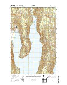 Quilcene 2014 topographic map thumbnail