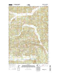 Rainbow Falls 2014 topographic map thumbnail