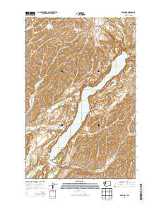 Rock Lake 2014 topographic map thumbnail