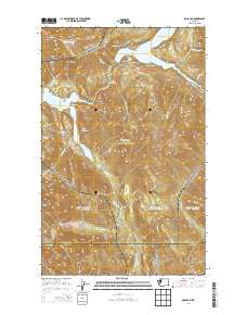 Ross Dam 2014 topographic map thumbnail