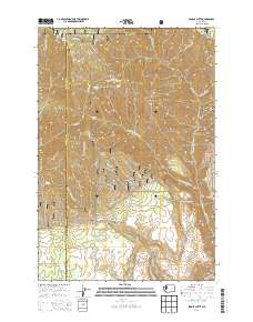Saddle Butte 2013 topographic map thumbnail