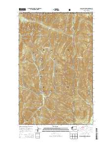 Salmo Mountain 2014 topographic map thumbnail