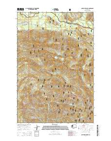 Sawtooth Ridge 2014 topographic map thumbnail