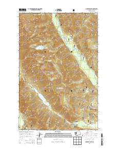 Schaefer Lake 2014 topographic map thumbnail