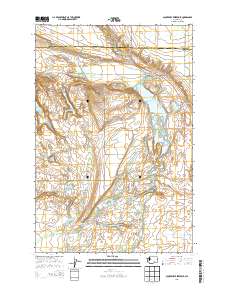 Scooteney Reservoir 2013 topographic map thumbnail