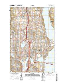 Seattle North 2014 topographic map thumbnail